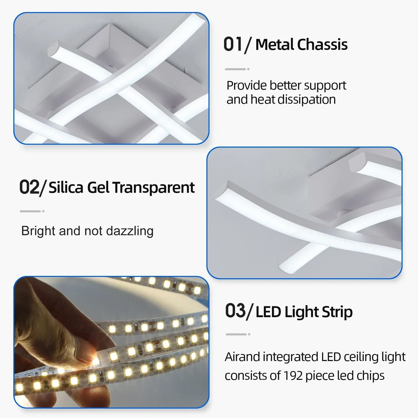 Bright LED Ceiling Light Fixtures