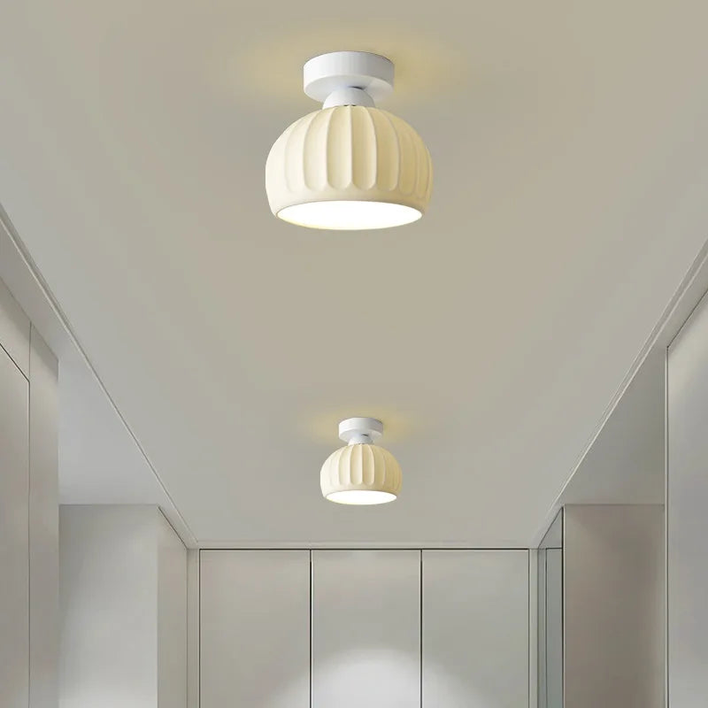 Modern Glass LED Hallway Ceiling Light Fixture