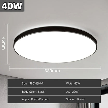 Bright Round LED Ceiling Light 18-72W
