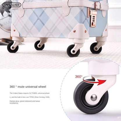 Vintage Style Hardshell Luggage Set