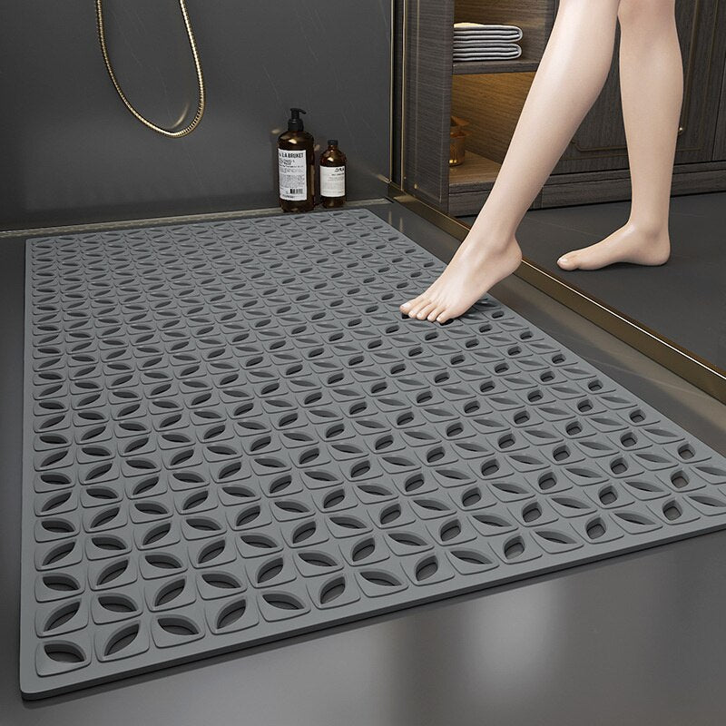 Non-Slip Bathroom Floor Mat with Drainage Holes