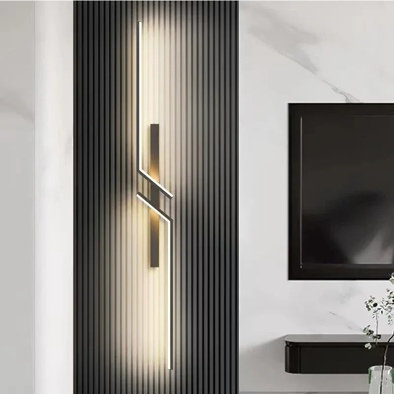 Slim LED Wall Sconce for Bedroom and Living Room