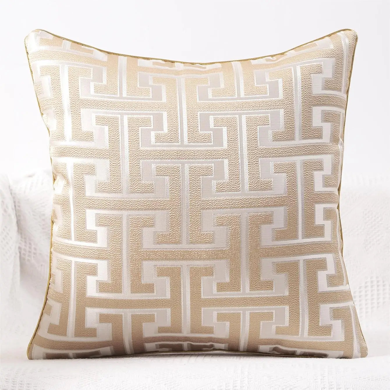 Rustic Patterned Sofa Cushion Cover