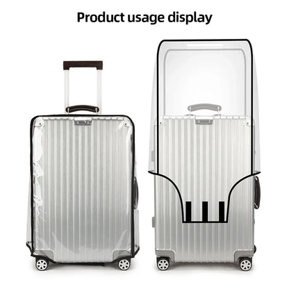 Clear Protective Travel Luggage Cover