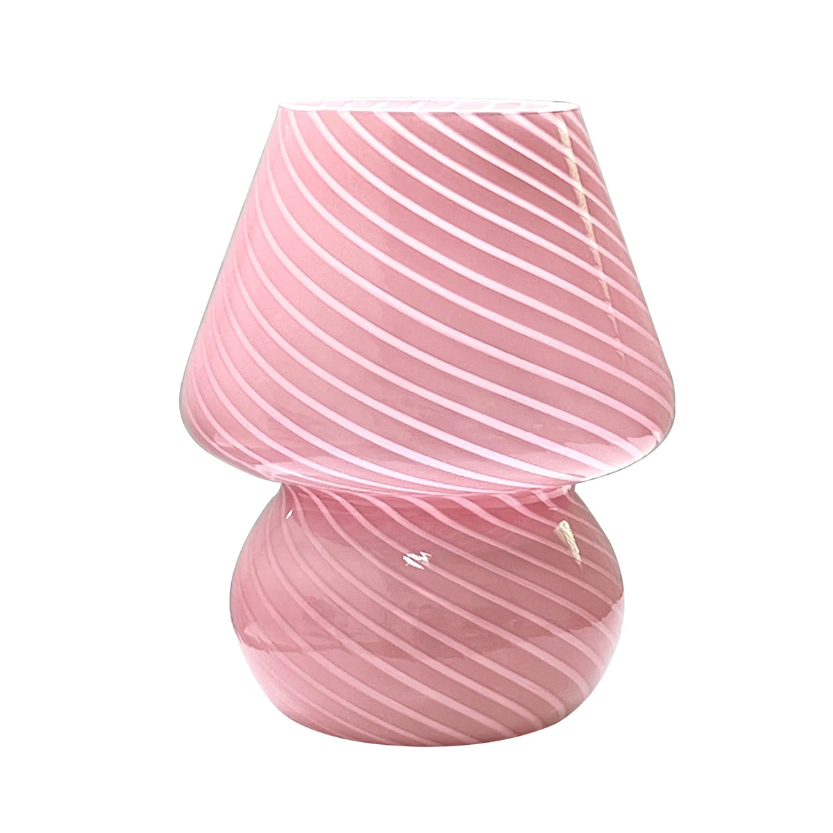 Colorful Glass Mushroom Table Lamp