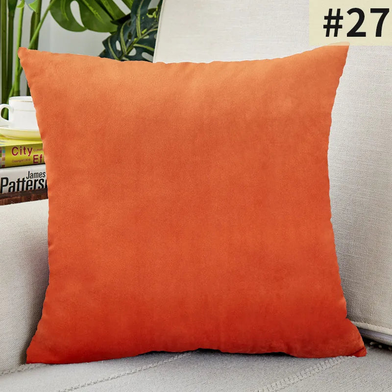 Soft Plush Pillow Cover for Home Decor