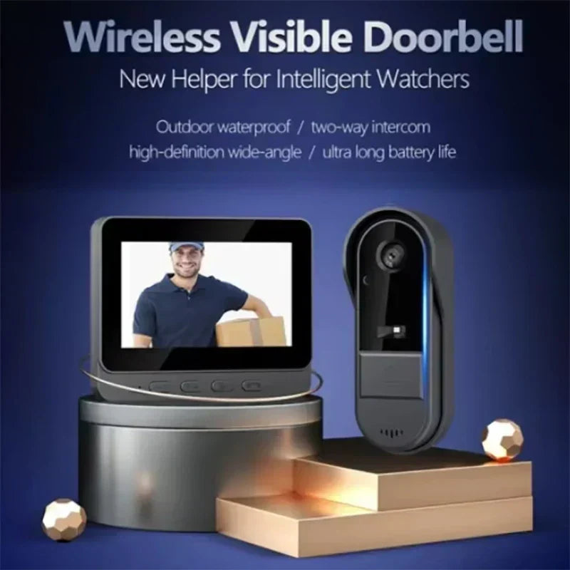 Smart WiFi Doorbell with Night Vision Camera