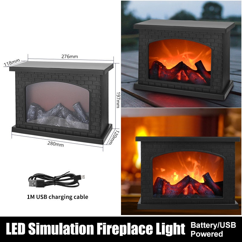 Compact Outdoor Tabletop Fire Pit Lamp - Cofik