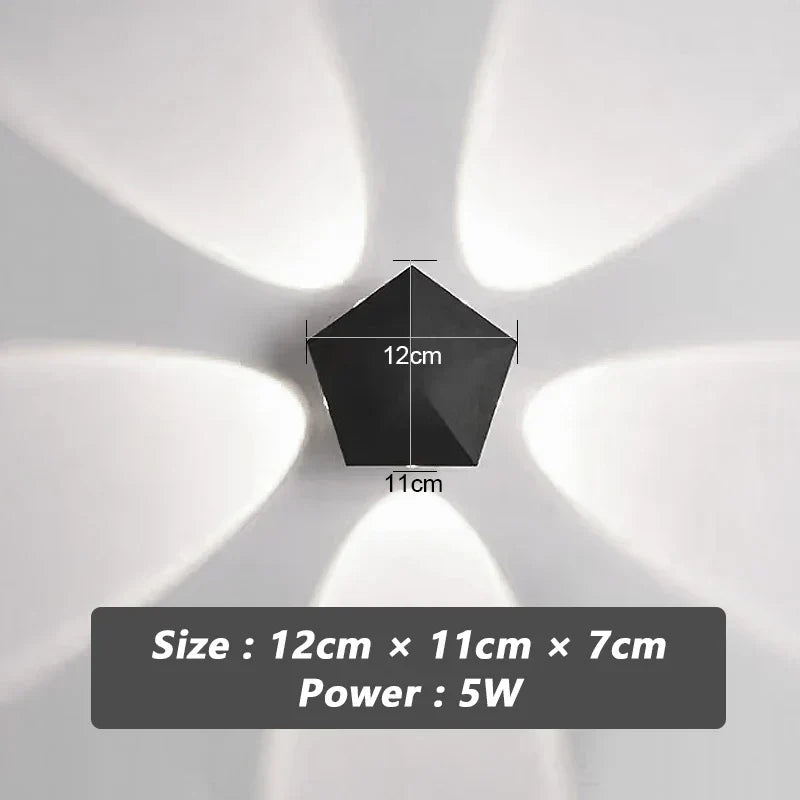 Sleek Glass Modern Wall Light