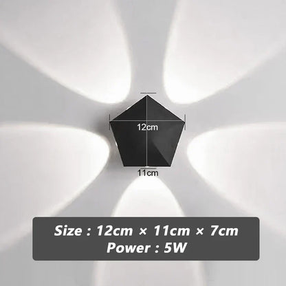 Sleek Glass Modern Wall Light