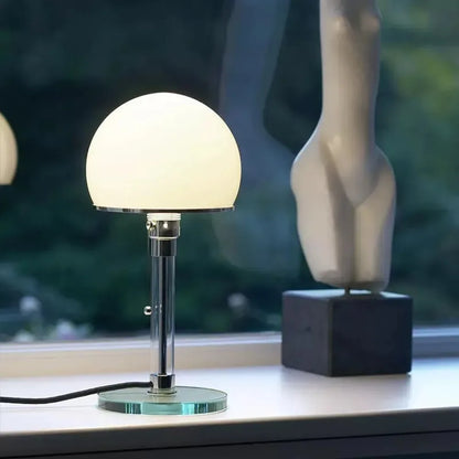 Sleek Contemporary Glass Desk Lamp for Home