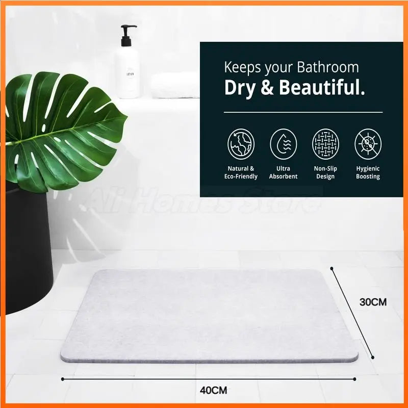 Non-Slip Fast Dry Bathroom Mat
