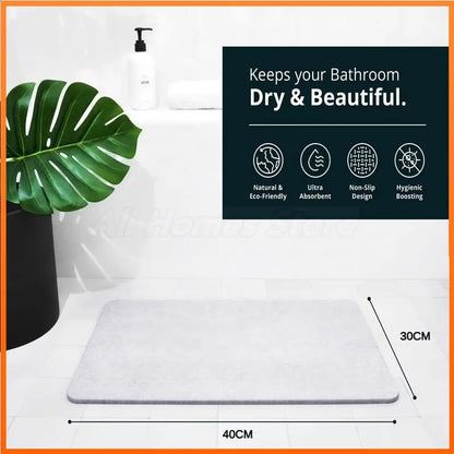 Non-Slip Fast Dry Bathroom Mat