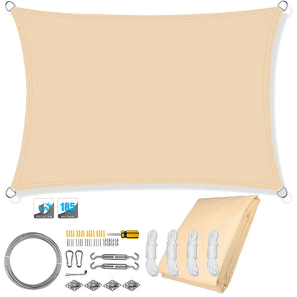 Outdoor Waterproof Sun Shade Sail with UV Resistance