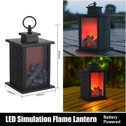 Compact Outdoor Tabletop Fire Pit Lamp