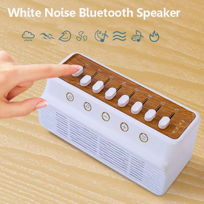 Compact Wireless Sound Machine with Bluetooth and Timer