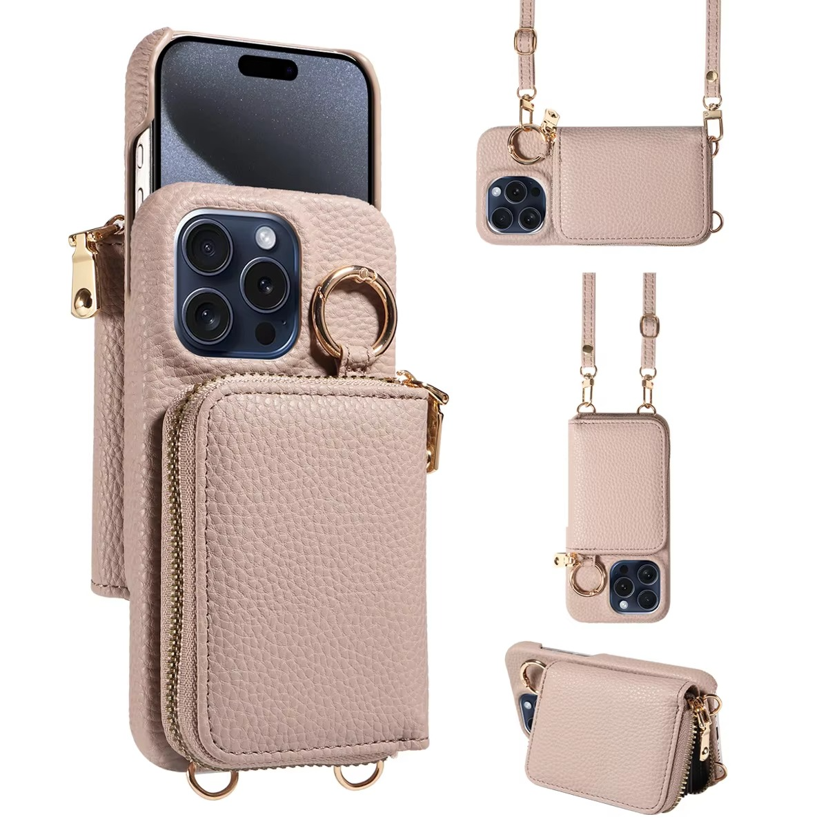 Durable Leather iPhone Case with Magnetic Protection