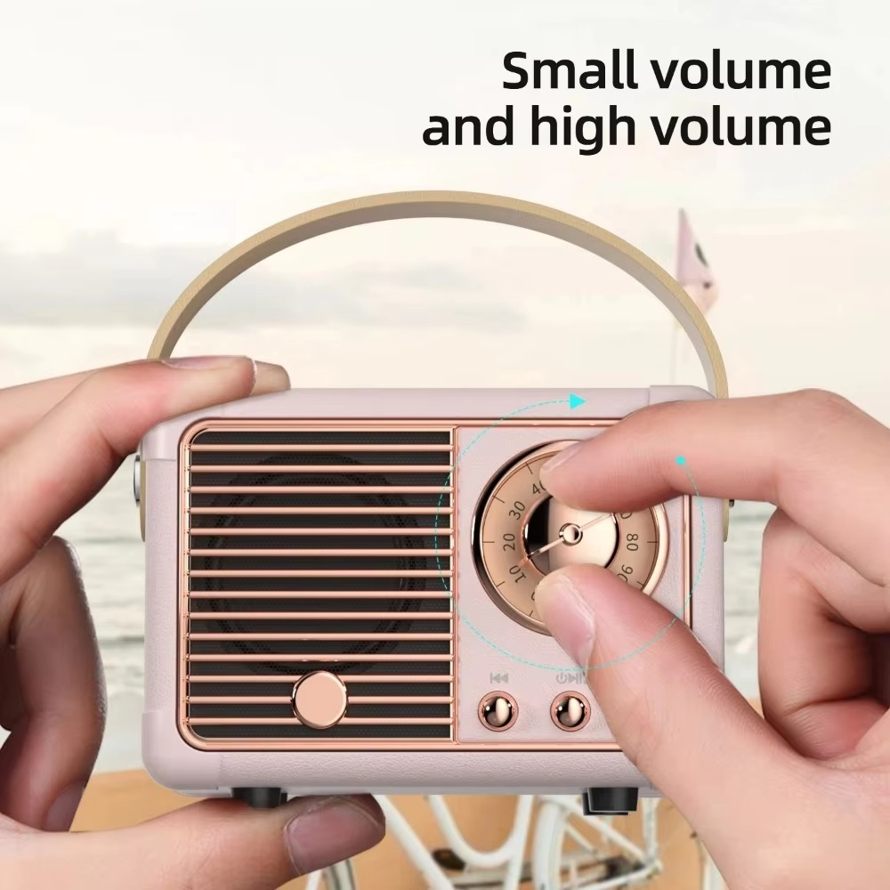 Classic Retro Bluetooth Speaker with Deep Bass
