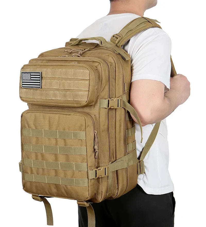 Large Army Camouflage Hiking Backpack