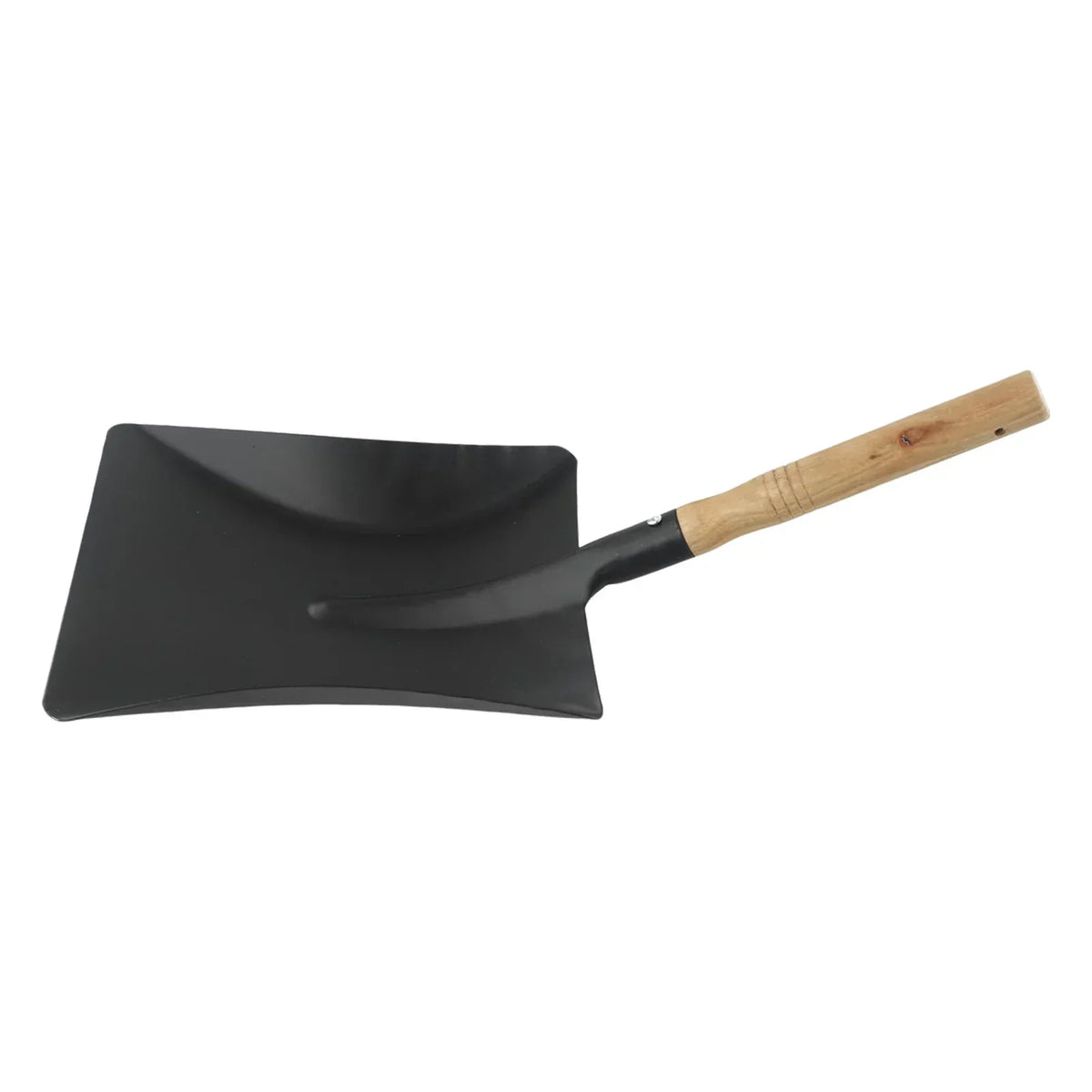 Heavy Duty Metal Fireplace Shovel with Wood Handle