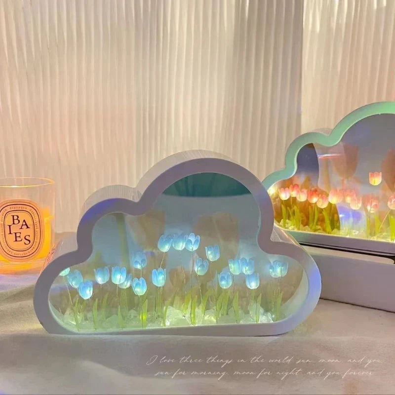Colorful Floral LED Night Lamp