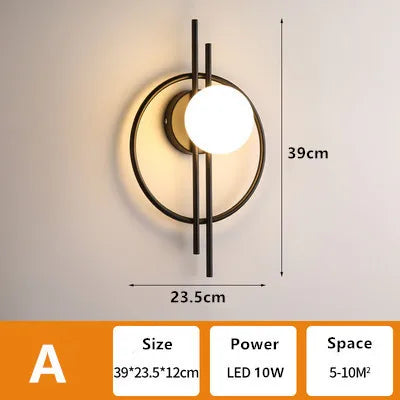 Elegant Slim Wall Light for Home and Bedroom