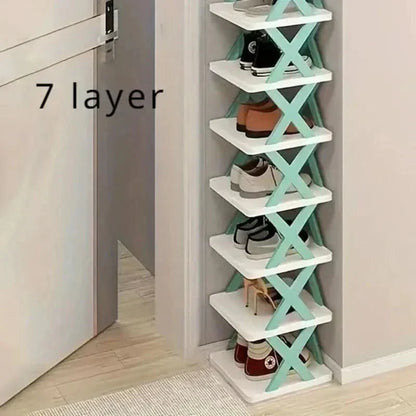 Space Saving Stackable Shoe Rack Cabinet