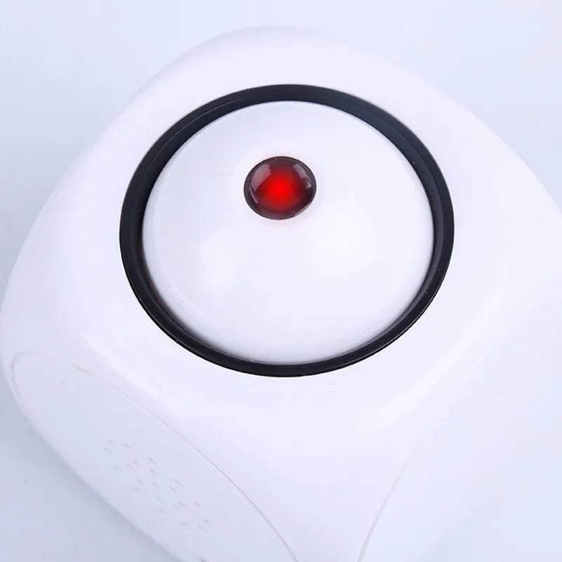 Compact LED Clock with Alarm and Temperature Display