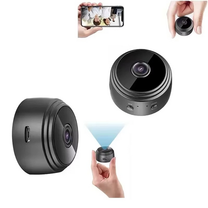 Compact 1080p Wi-Fi Home Security Camera with Night Vision