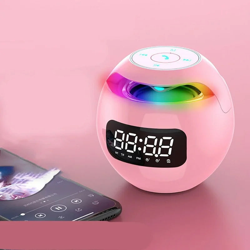 Wireless Alarm Clock with Colorful LED Display - Cofik