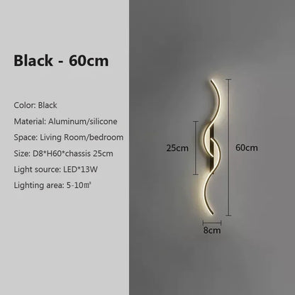 Stylish LED Wall Light – Wireless Remote Control Sconce