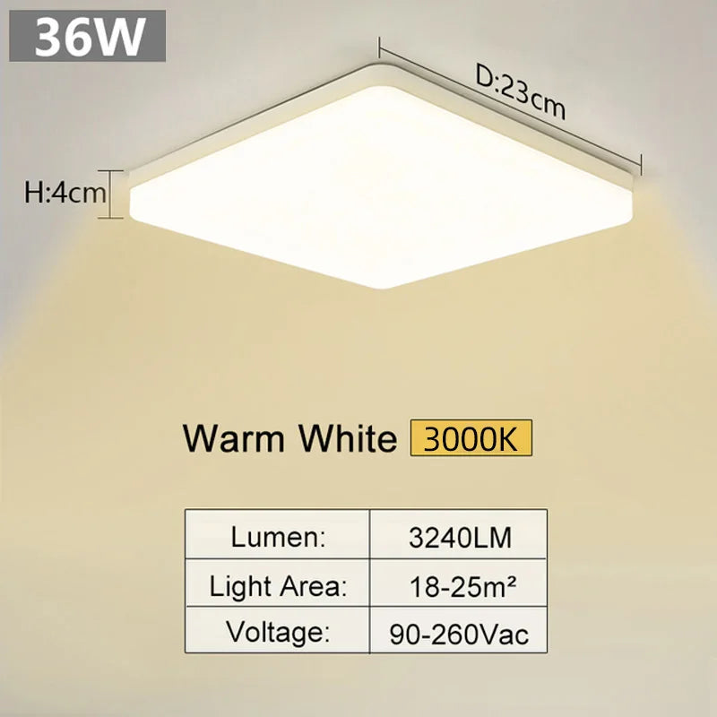 Stylish Square LED Ceiling Light