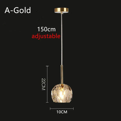 Compact Elegant LED Crystal Ceiling Light Fixture