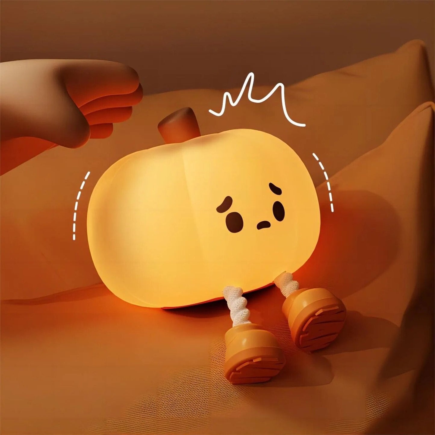 Warm Pumpkin Automatic Table Lamp