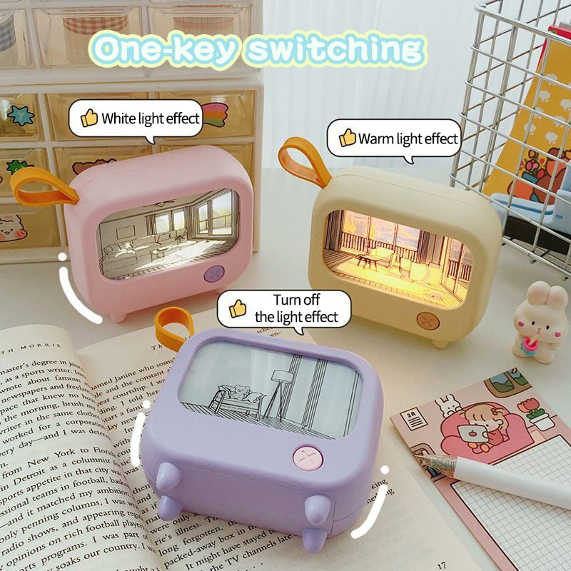 Small Colorful Table Night Light Lamp