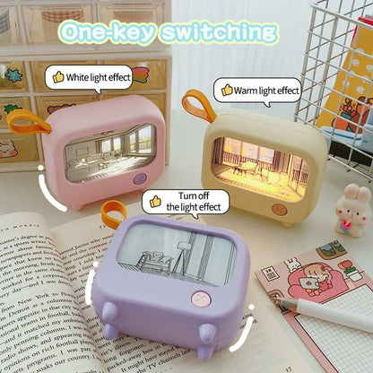 Small Colorful Table Night Light Lamp