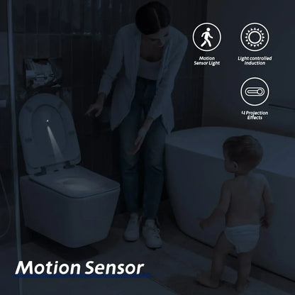 Motion Activated Toilet Night Light Projector