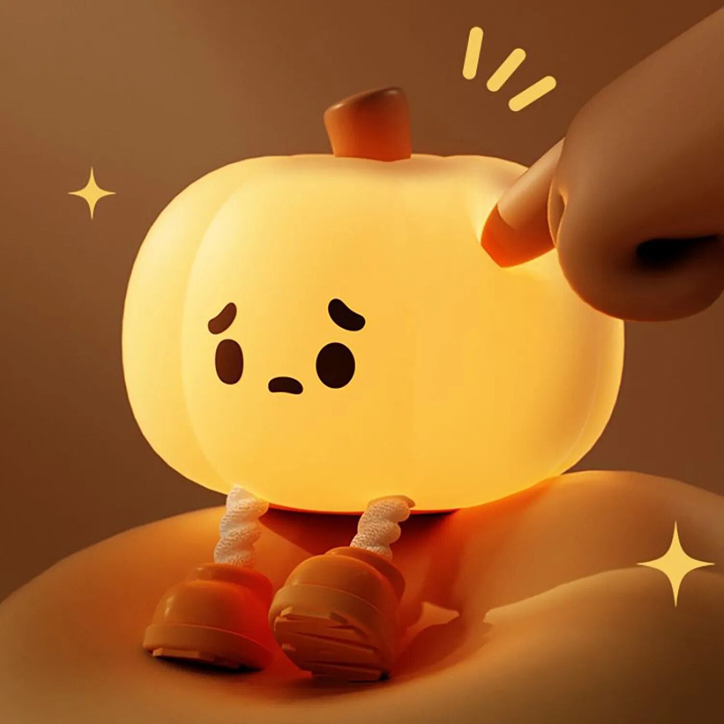 Warm Pumpkin Automatic Table Lamp - Cofik