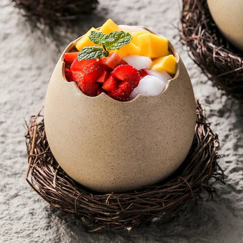 Colorful Ceramic Bird Shape Decorative Bowl