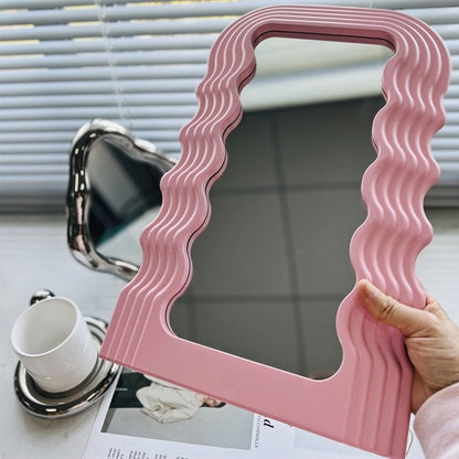 Vintage Wave Resistant Wall Mirror