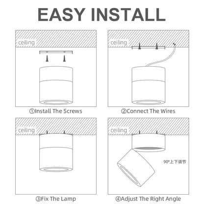 Stylish LED Round Wall Light