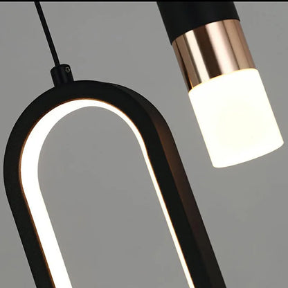 Sleek Contemporary LED Hanging Light Fixture