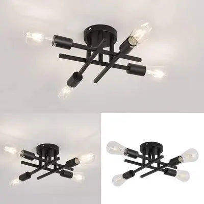 Modern 4 Head LED Ceiling Light Fixture