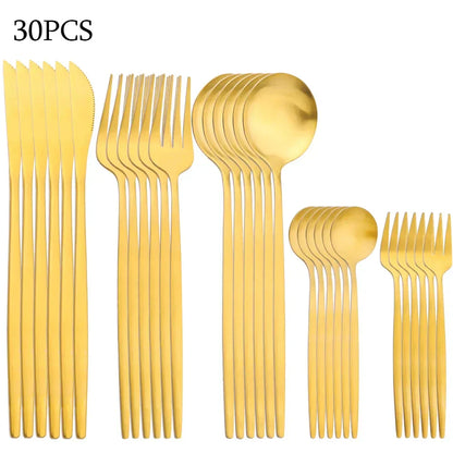 Elegant Table Cutlery 30 Piece Set