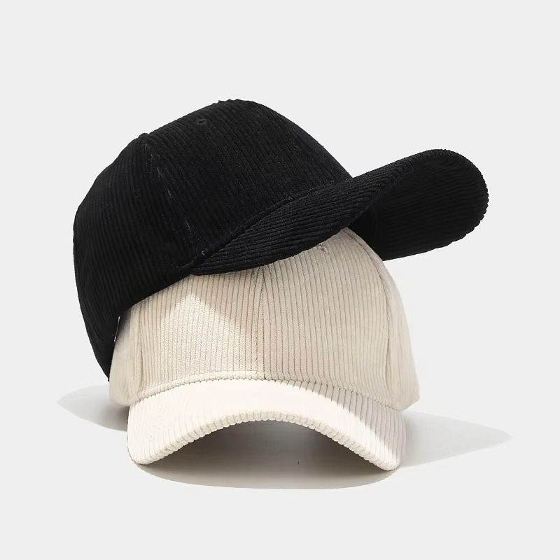 Retro Cord Baseball Hat Adjustable Fit