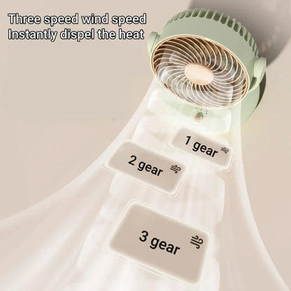 Portable USB Table Fan with 3 Speed Settings