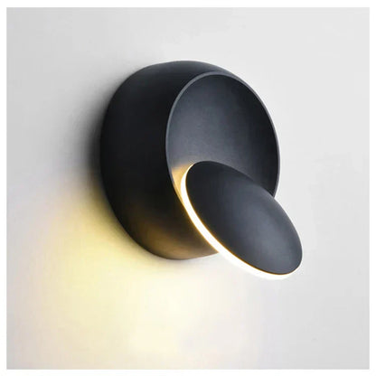 Simple Round Glass Wall Light
