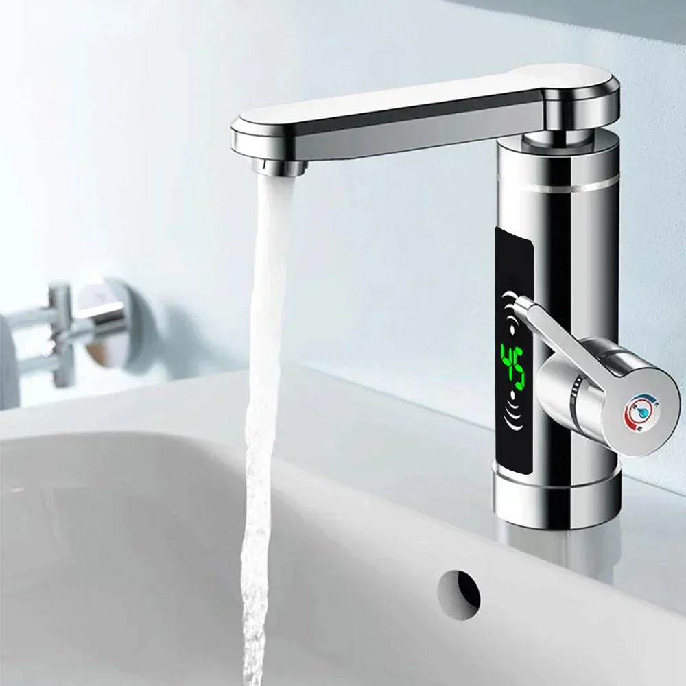 Fast Heat Kitchen Faucet with 360° Rotating Stainless Steel Spout