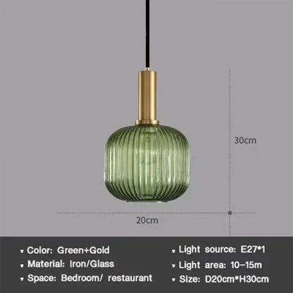 Sleek Glass Pendant Lighting Fixture
