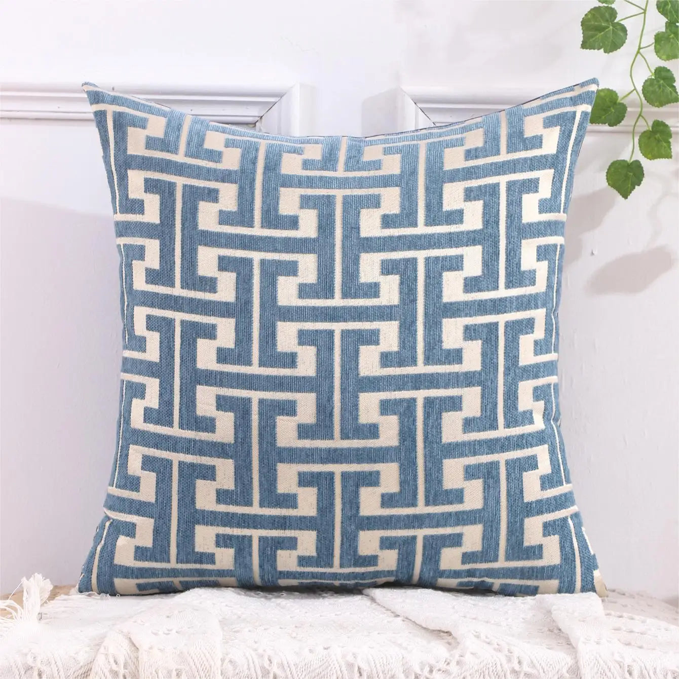 Rustic Patterned Sofa Cushion Cover - Cofik